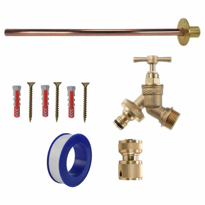 Brass Quick Connect Bib Tap BASIC Connection Kit - Best4Trade-Retail Garden watering