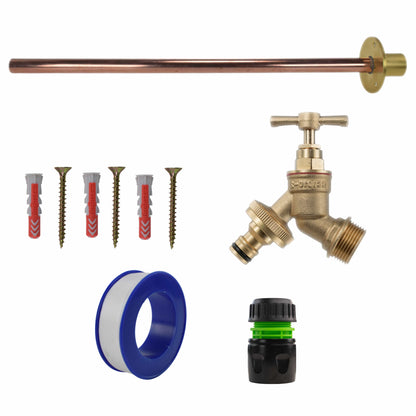 Brass Quick Connect Bib Tap BASIC Connection Kit - Best4Trade-Retail Garden watering