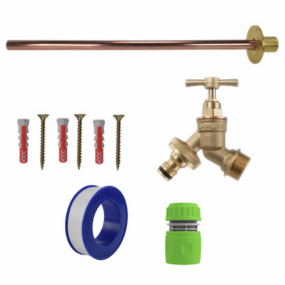 Brass Quick Connect Bib Tap BASIC Connection Kit - Best4Trade-Retail Garden watering