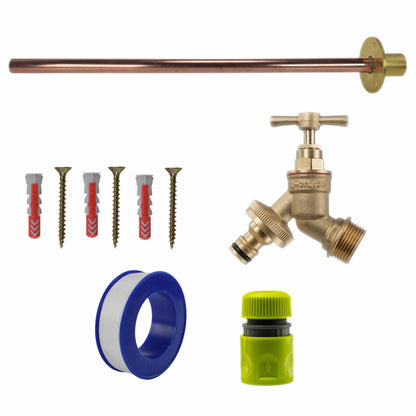 Brass Quick Connect Bib Tap BASIC Connection Kit - Best4Trade-Retail Garden watering