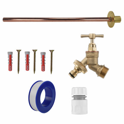 Brass Quick Connect Bib Tap BASIC Connection Kit - Best4Trade-Retail Garden watering