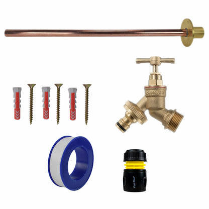 Brass Quick Connect Bib Tap BASIC Connection Kit - Best4Trade-Retail Garden watering