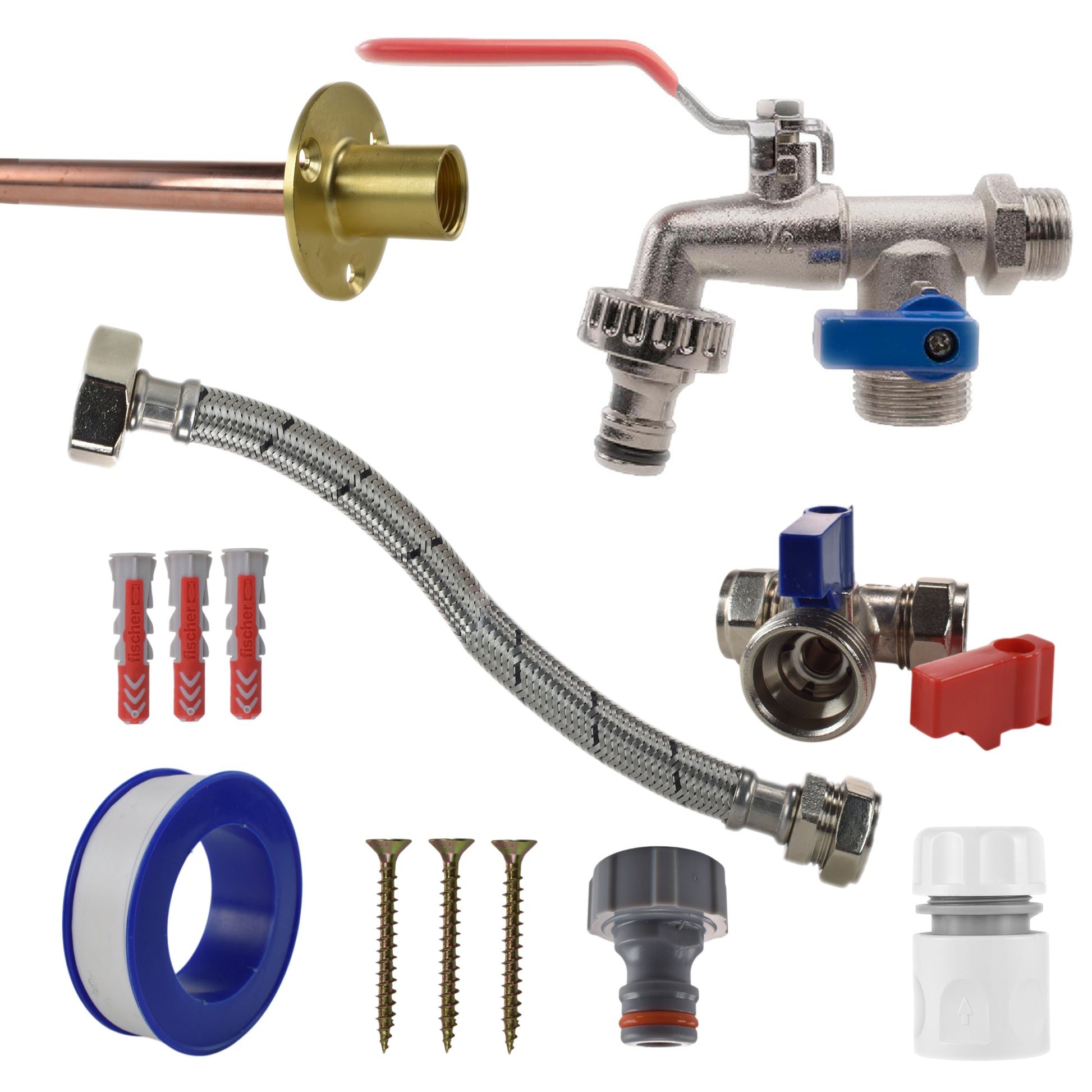 Double Lever Tap BASIC Connection Kit - Best4Trade-Retail Garden watering