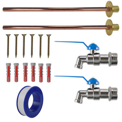 Simple Lever Tap BASIC Connection Kit x2 - Best4Trade-Retail Garden watering