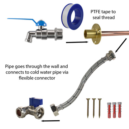 Simple Lever Tap STANDARD Connection Kit - Best4Trade-Retail Garden watering