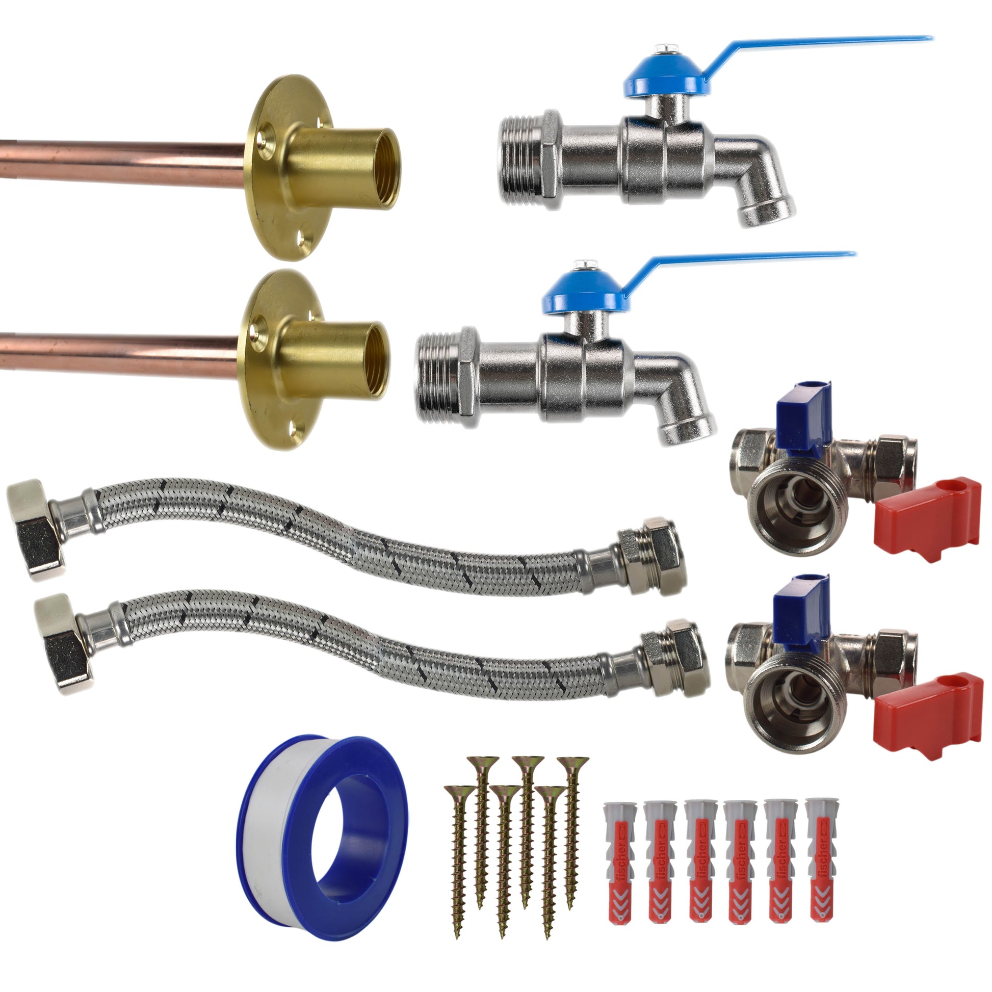 Simple Lever Tap STANDARD Connection Kit x2 - Best4Trade-Retail Garden watering