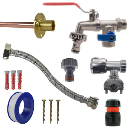 Double Lever Tap FULL Connection Kit - Best4Trade-Retail Garden watering