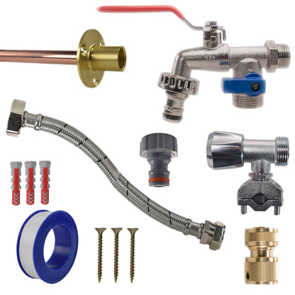 Double Lever Tap FULL Connection Kit - Best4Trade-Retail Garden watering