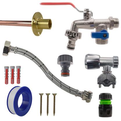 Double Lever Tap FULL Connection Kit - Best4Trade-Retail Garden watering