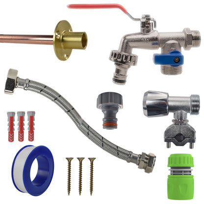 Double Lever Tap FULL Connection Kit - Best4Trade-Retail Garden watering
