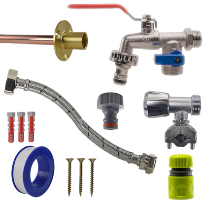 Double Lever Tap FULL Connection Kit - Best4Trade-Retail Garden watering