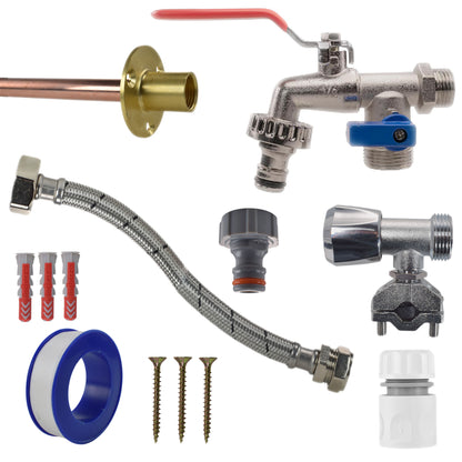 Double Lever Tap FULL Connection Kit - Best4Trade-Retail Garden watering