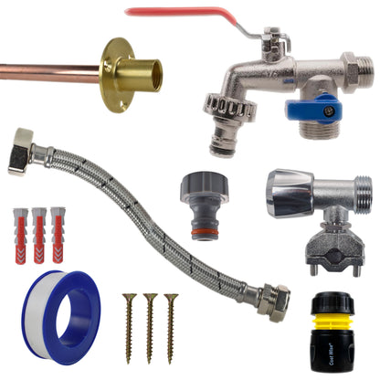 Double Lever Tap FULL Connection Kit - Best4Trade-Retail Garden watering