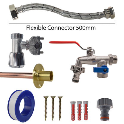 Double Lever Tap FULL Connection Kit - Best4Trade-Retail Garden watering
