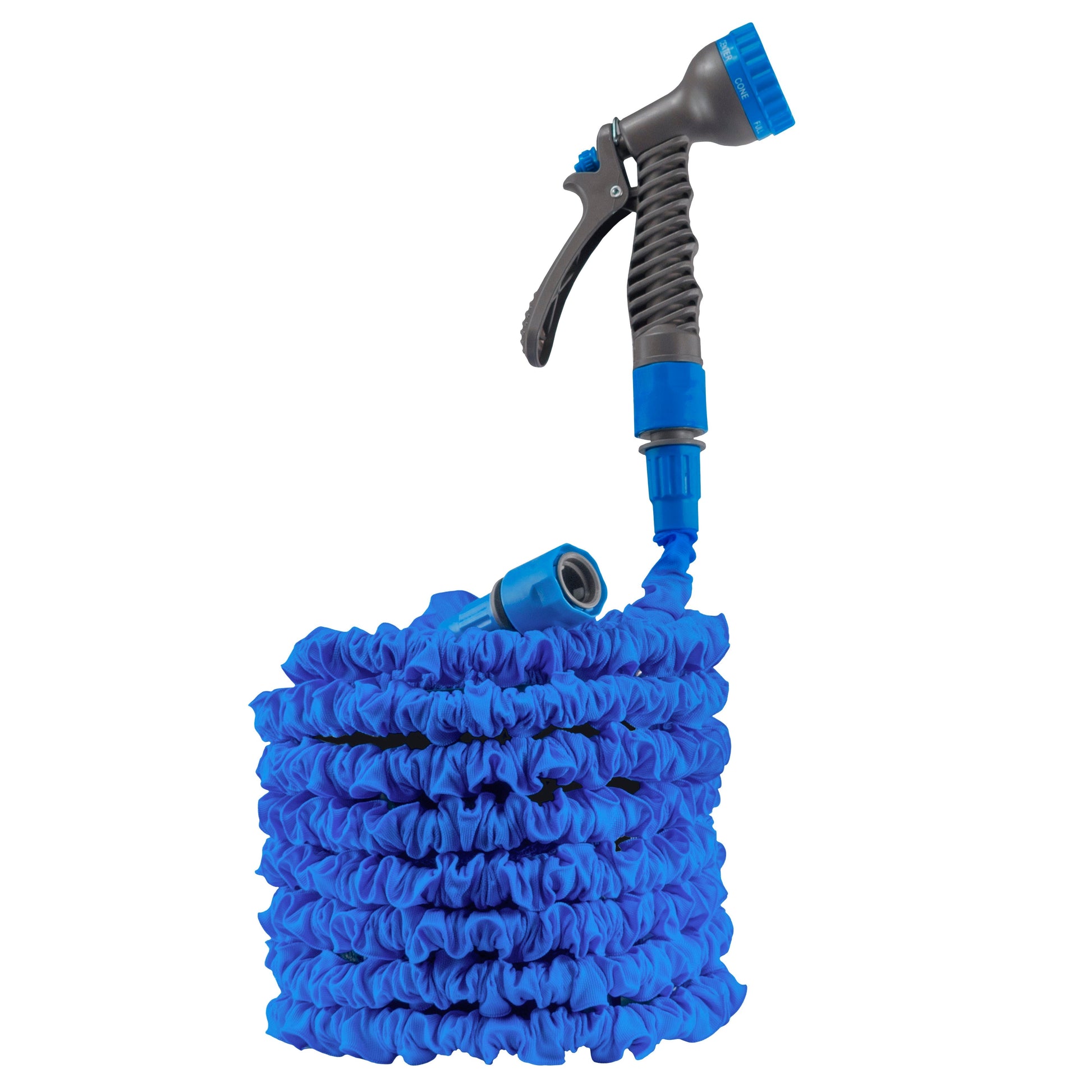 Expanding Trick Hose 7.5m - 22m Blue - Best4Trade-Retail Garden watering