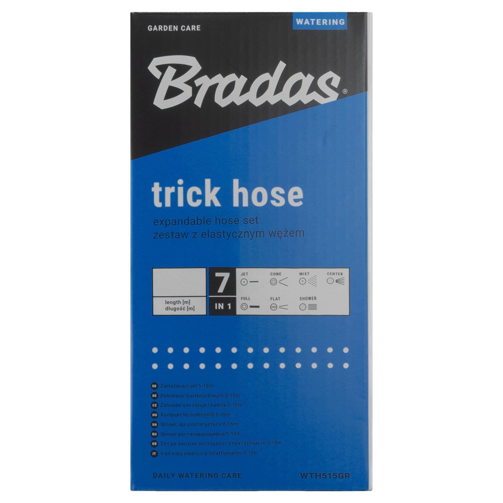 Expanding Trick Hose 5m - 15m Blue - Best4Trade-Retail Garden watering
