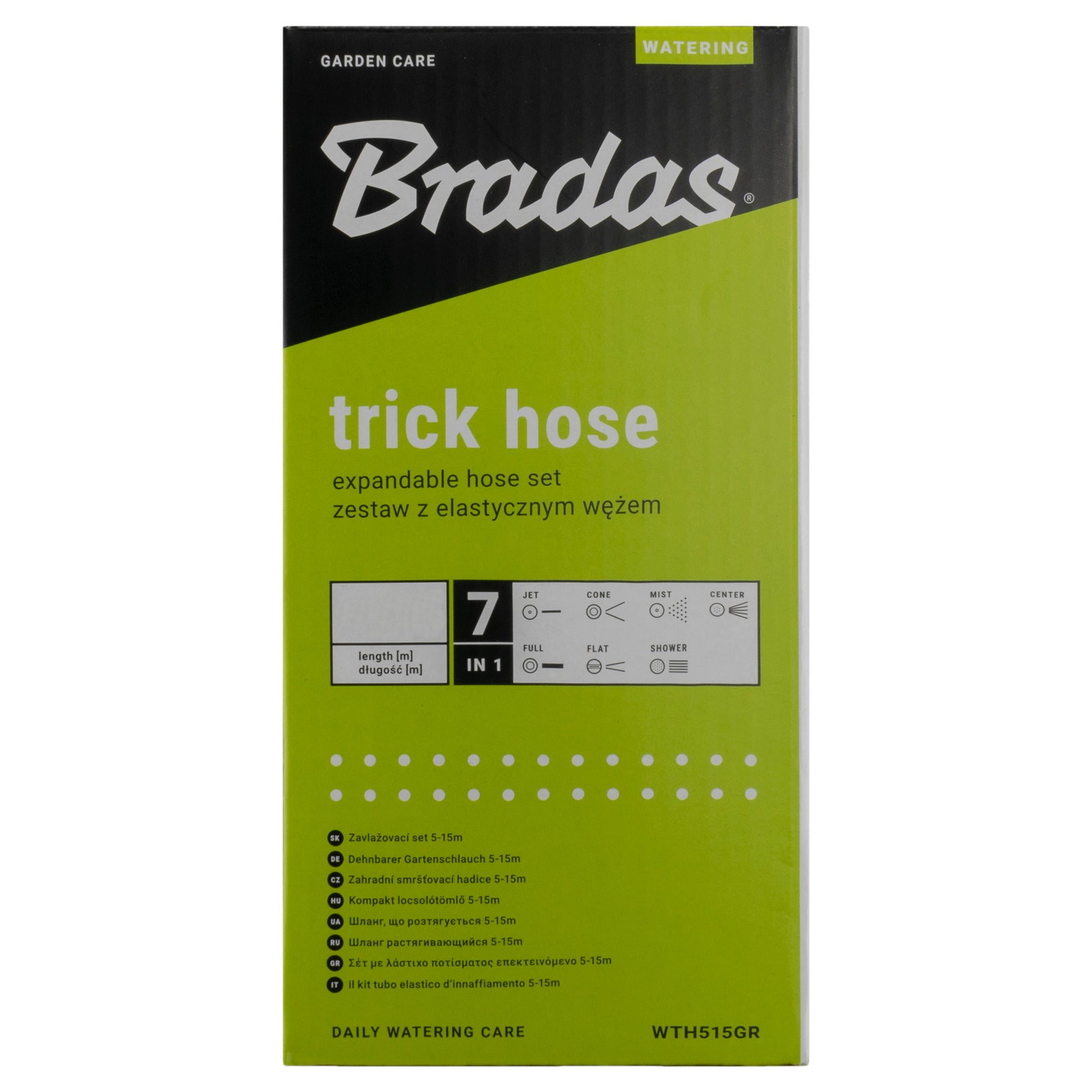 Expanding Trick Hose 5m - 15m Lime - Best4Trade-Retail Garden watering