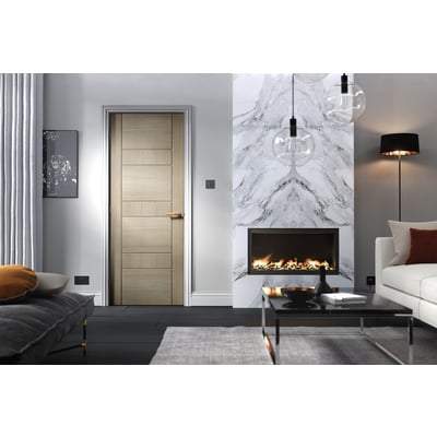 Edmonton Light Grey Pre-Finished Interior Door - 1981mm x 610mm - LPD Doors
