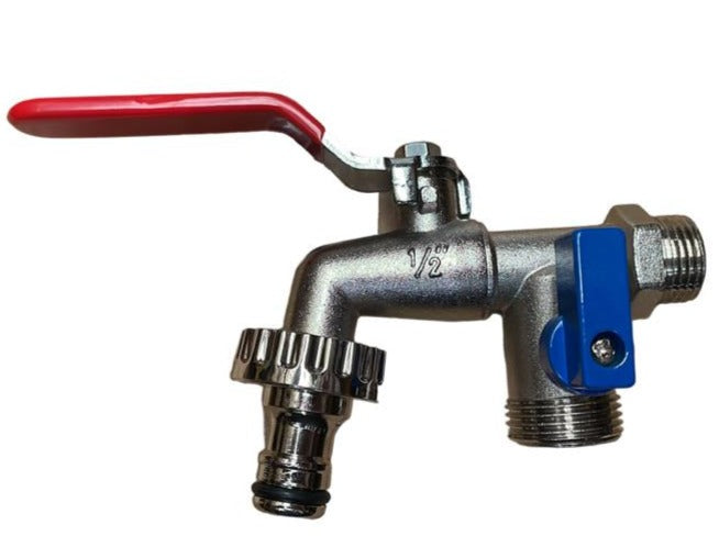 Double Garden Tap 1/2" BSPM Inlet - Best4Trade-Retail Garden watering
