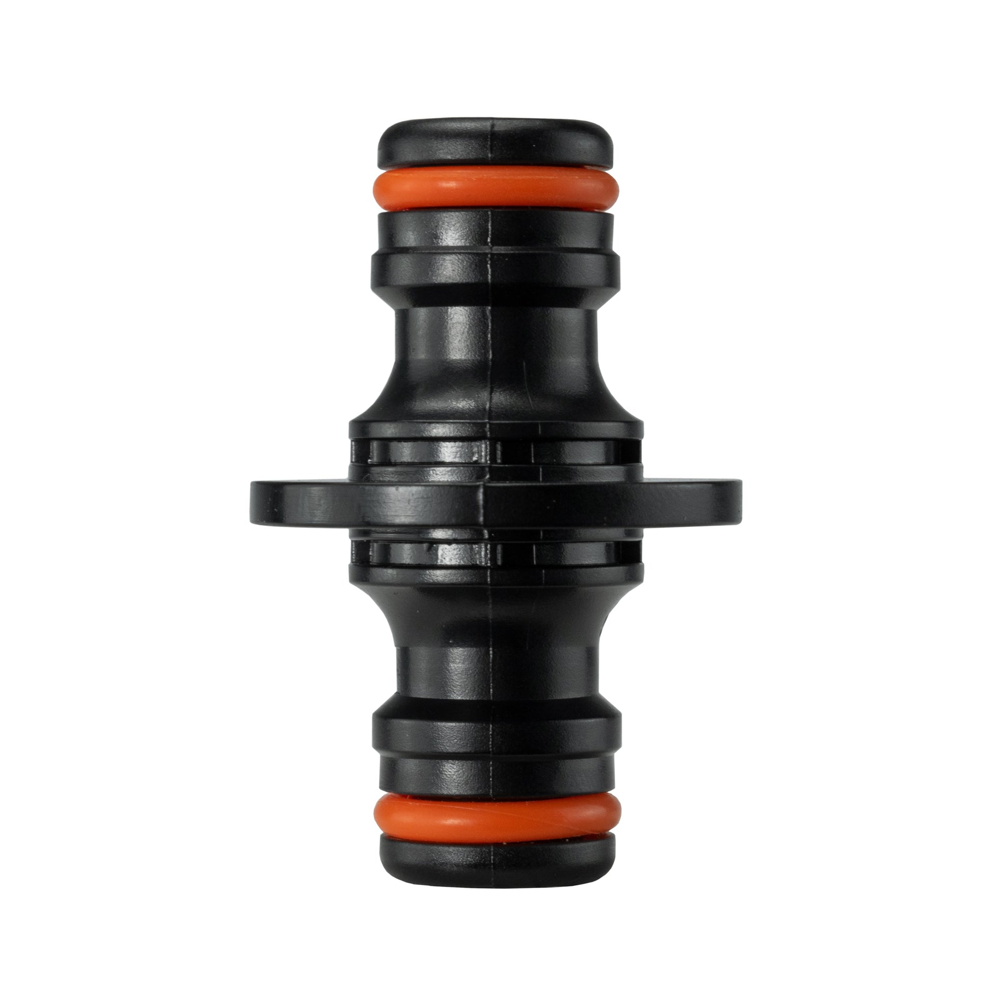 Two Way Connector Male Snap-On Joiner, Orange/Black, Bradas - Best4Trade-Retail Garden watering