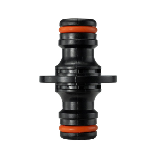 Two Way Connector Male Snap-On Joiner, Orange/Black, Bradas - Best4Trade-Retail Garden watering