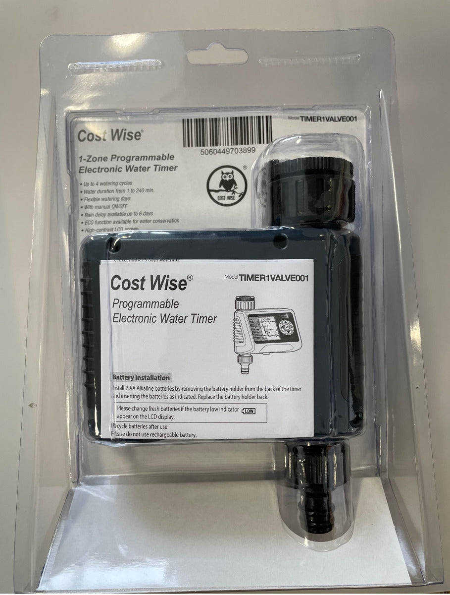 Cost Wise Single Outlet Water Timer - Best4Trade-Retail Garden watering