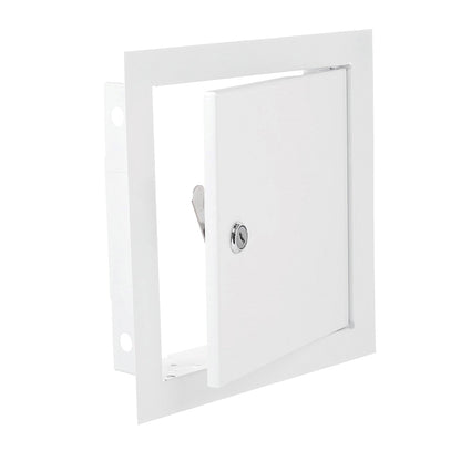 Access Panel Door Metal With Lock, White 250mm x 300mm - Best4Trade-Retail