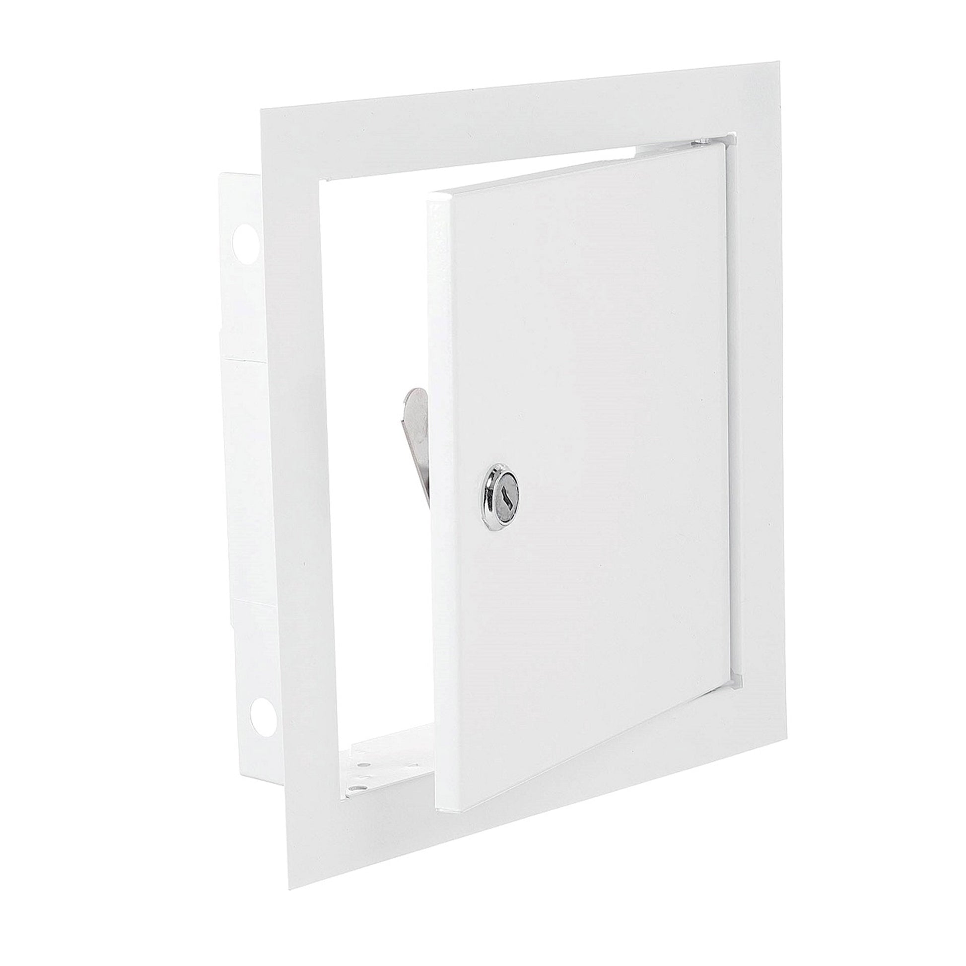 Access Panel Door Metal With Lock, White 200mm x 250mm - Best4Trade-Retail
