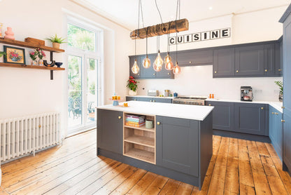 Reclaimed Oak Beam Chandelier | 300 Year Old Rustic Kitchen Lighting UK