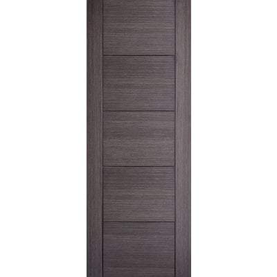 Vancouver Ash Grey Pre-Finished 5 Panel Interior Door - 1981mm x 762mm - LPD Doors