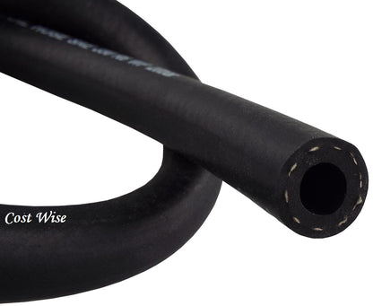 Rubber 7mm Braided Fuel, Oil Hose SAE J30 R6 - Best4Trade-Retail Tech Hose & Fittings