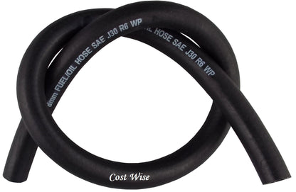 Rubber 12.7mm Braided Fuel, Oil Hose SAE J30 R6 - Best4Trade-Retail Tech Hose & Fittings