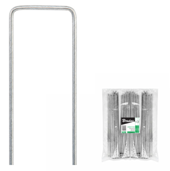 Weed Matting Metal Hold Down Pegs/Staples 30mmx 150mm (Pack of 100) - Best4Trade-Retail Tarpaulins
