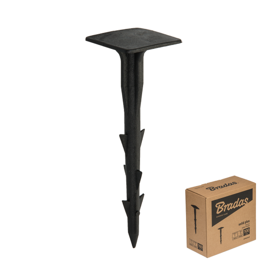 Weed Control Fabric Plastic Fixing Pegs Large 12cm