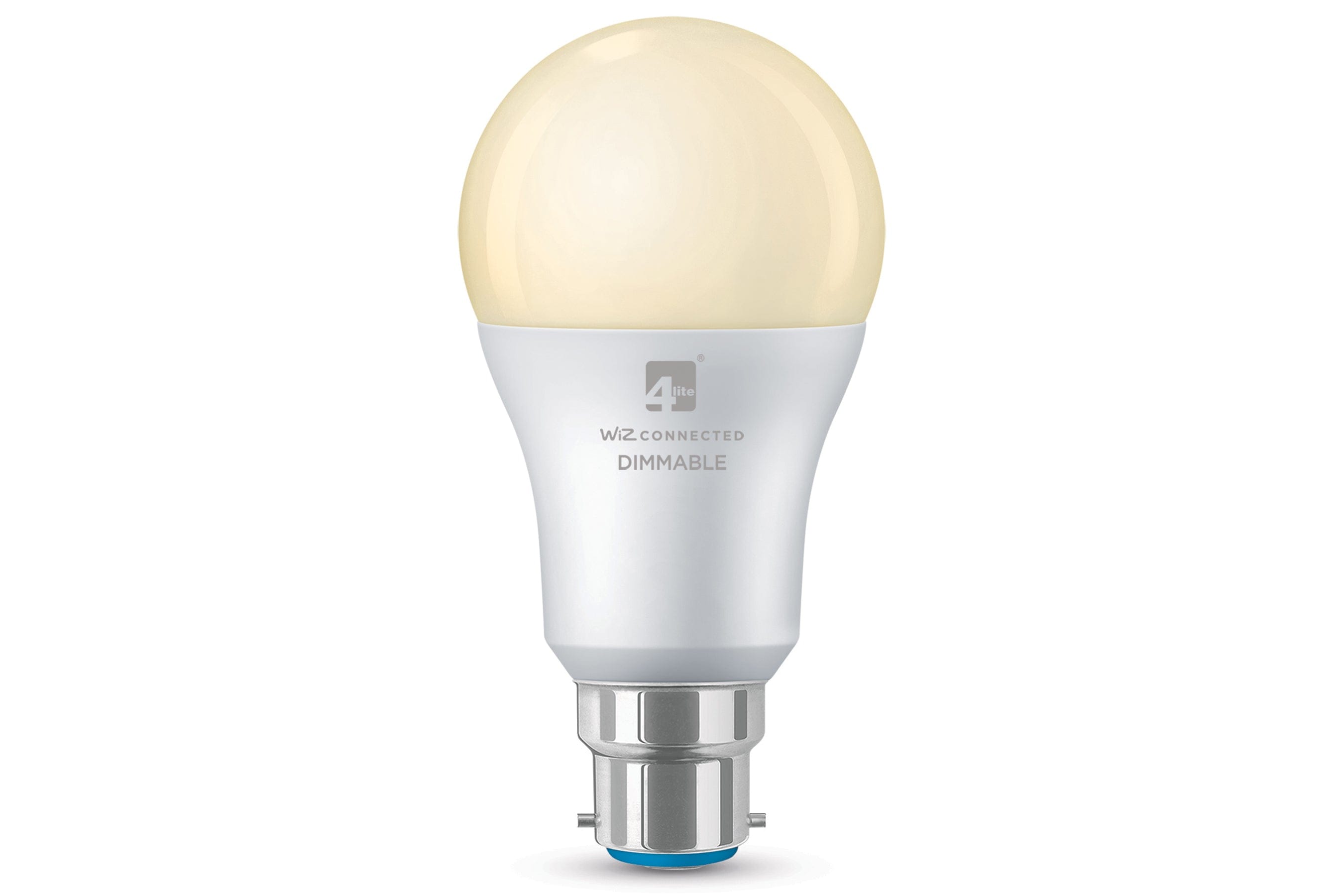 4lite WiZ Connected A60 Warm White WiFi LED Smart Bulb - B22 Bayonet C ...