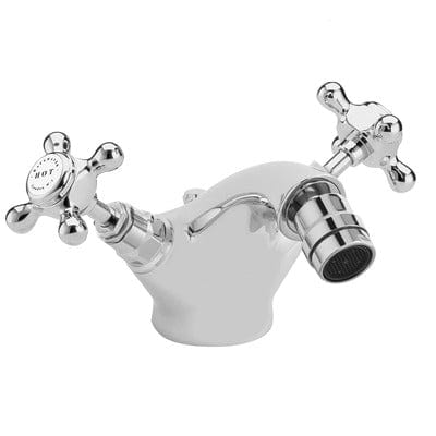 White Mono Bidet Mixer Tap - Bayswater