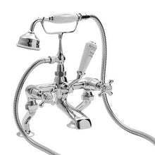 Load image into Gallery viewer, Domed Deck Mounted Bath Shower Mixer - Bayswater
