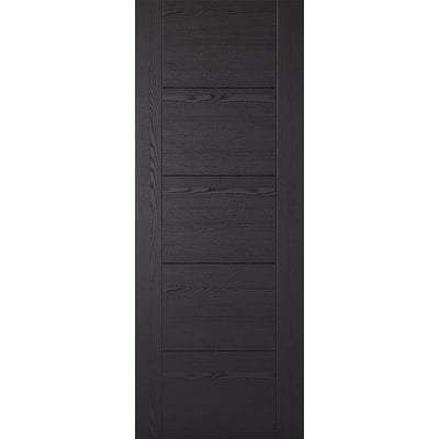 Vancouver Black Ash Pre-Finished Laminate Interior Fire Door FD30 - 1981mm x 762mm - LPD Doors