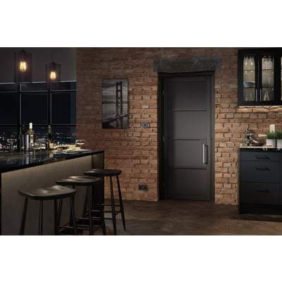Chelsea Black Primed Panelled Interior Door - 1981mm x 762mm - LPD Doors