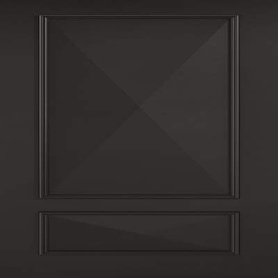 Knightsbridge Black Primed 2 Panel Interior Door - 1981mm x 838mm - LPD Doors