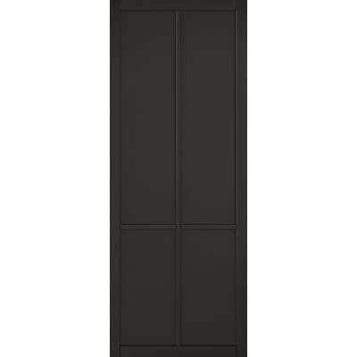 Liberty Black Primed Panelled Interior Door - 1981mm x 686mm - LPD Doors