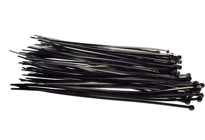 100 Cable Ties (4.8mm x 350mm) Black - Best4Trade-Retail Cable ties