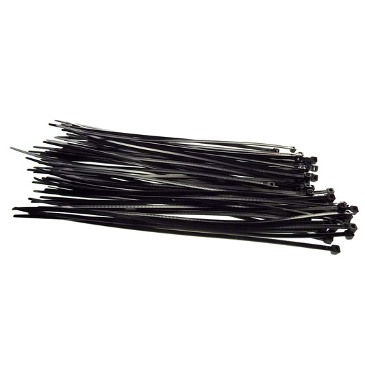 100 Cable Ties (2.5mm x 100mm) Black