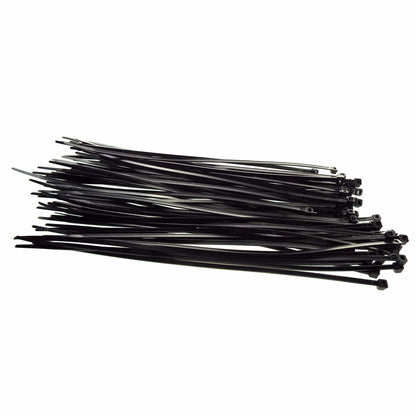 100 Cable Ties (3.6mm x 370mm) Black - Best4Trade-Retail Cable ties