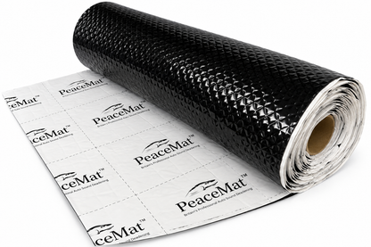 Campervan Sound Deadening Mats - 20x Black Butyl Soundproofing Sheets for Car & Van (PeaceMAT XR)