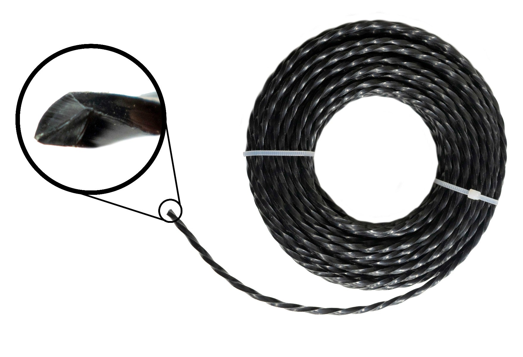 Strimmer Line Black Twist 1.6mm x 15m - Best4Trade-Retail Garden tools & Accesories