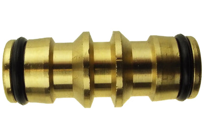 Two Way Male Snap-On Connector Brass