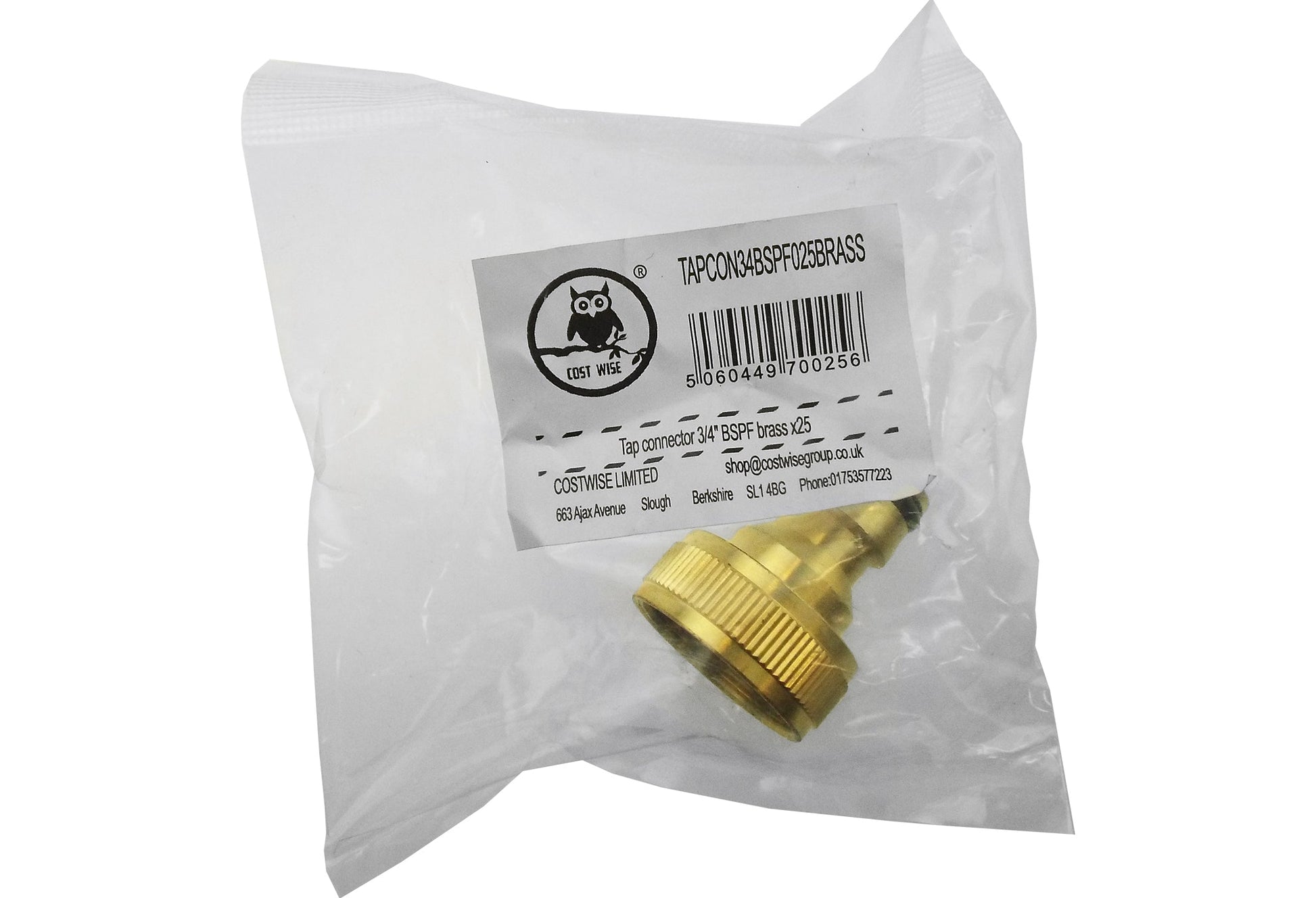 Tap Connector Snap On Male - 3/4" BSPF Brass - Best4Trade-Retail Garden watering