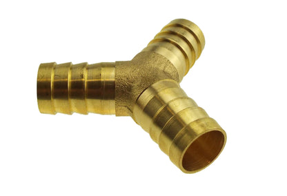 Brass Tee Y Connector 10mm - Best4Trade-Retail Tech Hose & Fittings