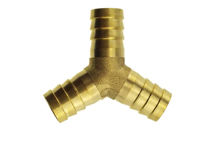 Brass Tee Y Connector 8mm
